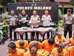 Polres Malang Ungkap 29 Kasus Curanmor