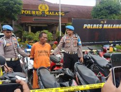 Warga Dipersilahkan Cek Kendaraan di Mapolres Malang, Ada 1 Mobil dan 22 Motor Berhasil Diamankan dari Curanmor