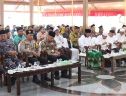 Bersama Forkopimda, Kapolres Bangkalan Hadiri Peringatan Isra’ Mi’raj Nabi Muhammad SAW