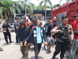 Puluhan Orang Diduga Pelaku Penyalahgunaan Narkoba Diamankan Polres Mojokerto