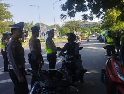 Polres Bangkalan Lakukan Penyekatan di Pintu Masuk Suramadu Antisipasi Konvoi PSHT