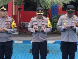 Personel Polres Bangkalan Lantunkan Asmaul Husna Sebelum Pelaksanaan Apel Pagi
