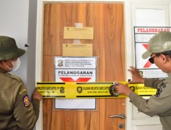 SATPOL PP SURABAYA SEGEL 6 UNIT RUSUNAWA YANG LAMA TAK DIHUNI