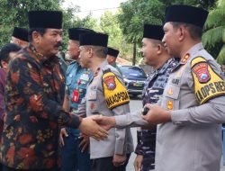 Kapolres Bangkalan Sambut Kunjungan Menkopolhukam di Ponpes Syaichona M. Kholil