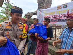Minggu Kasih Kapolres Badung Bersama Petani Desa Punggul