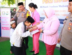 Polres Tanjung Perak Gelar Bansos dan Santuni Anak Yatim di Bulan Ramadhan