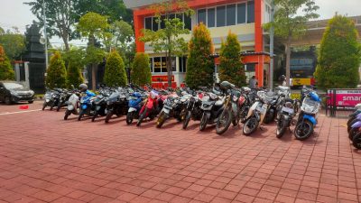 50 Sepeda Motor Hendak Lakukan Balap Liar Diamankan Polres Gresik 