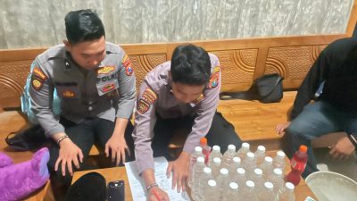 Gelar Operasi Pekat, Polres Situbondo Berhasil Amankan Puluhan Botol Miras