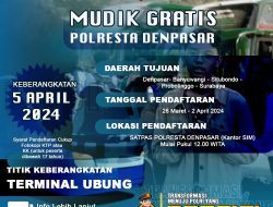 Polresta Denpasar Kembali Gelar Mudik Gratis