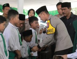 Hadiri Pondok Ramadhan SMK Islam Bustanul Ulum Kapolres Jember Beri Motivasi Santri
