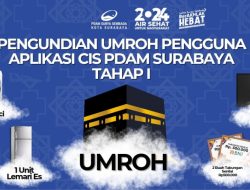Pengundian Umroh Pengguna Aplikasi CIS PDAM Surabaya Tahap I