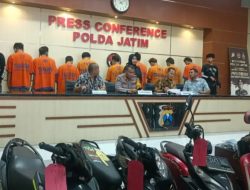 Polda Jatim Ungkap 9 Pelaku Curas dan Curanmor