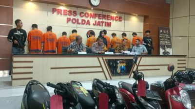 Polda Jatim Ungkap 9 Pelaku Curas dan Curanmor