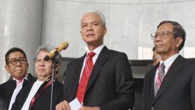 Sambutan di Sidang MK, Ganjar: Kita Menolak Dibawa Mundur ke Masa Sebelum Reformasi
