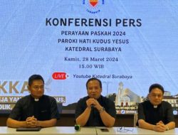 Gereja Katolik Paroki Hati Kudus Yesus Katedral Surabaya Siapkan Kapasitas 5.000 Jemaat untuk Ibadah Paskah