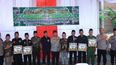 Pelihara Harmonisasi, Polres Ngawi Buka Puasa Bersama Perguruan Pencak Silat