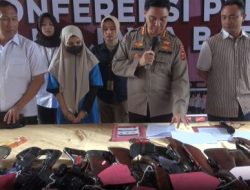 Polisi Berhasil Menangkap Ibu Rumah Tangga Atas Kepemilikan Senjata Api