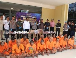 Operasi Pekat Semeru 2024, Polres Sumenep Berhasil Amankan 24 Tersangka
