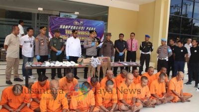 Operasi Pekat Semeru 2024, Polres Sumenep Berhasil Amankan 24 Tersangka