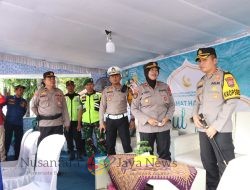 Pengecekan Pos Pam dan Pos Yan Operasi Ketupat Semeru 2024, Kapolres Nganjuk Pastikan Semua Siap