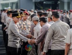 Kapolrestabes Surabaya Gelar Halal Bihalal Bersama Personil di Mapolrestabes