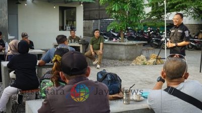 Humas Polres Gresik Gelar Ngopi Bareng Awak Media Dalam Rangka Halal bi Halal
