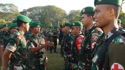 Danrem 163/Wsa Turut Serta Dalam Apel Gelar Kesiapan Pengamanan KTT WWF ke-10 di Bali