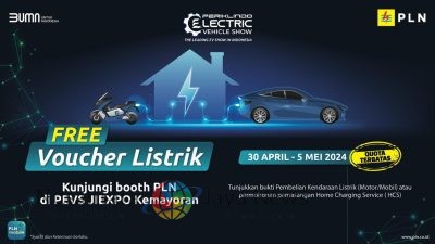 Beli Tiket PEVS 2024 di Aplikasi PLN Mobile, Dapat Diskon Tambah Daya Hingga 60 Persen!