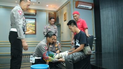 Sambut Hari Bhayangkara Ke-78, Polresta Malang Kota Beri Kaki Palsu Untuk Puluhan Disabilitas