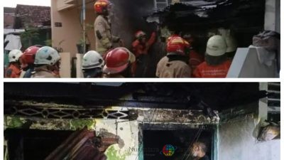 Rumah di Petemon Kali Dilalap Api