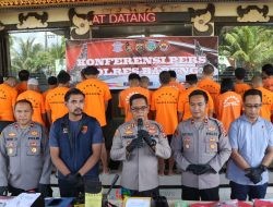 Polres Badung Amankan 13 Tersangka Dalam Ops Sikat Agung 2024