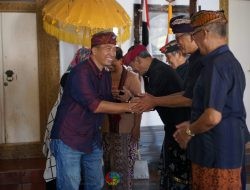 Dandim Klungkung Dampingi Kunjungan Silahturahmi Kasipers Korem 163 Di Puri Agung Kerajaan Klungkung