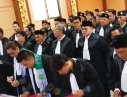 SIDANG TERBUKA PENGANGKATAN SUMPAH ADVOKAT PERADI PARB
