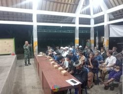 Penyuluhan Narkoba Pada Masyarakat TMMD Ke-20 Kodim 1626/TA 2024 di Kab. Bangli