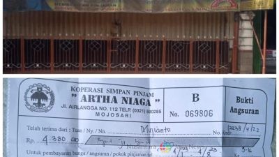 Perselisihan Antara Nasabah dan Oknum Pegawai Koperasi Artha Niaga Mojosari di Mojokerto