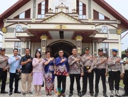 Kapolrestabes Medan Safari Ibadah Minggu di HKBP Pardamean Medan, Ini Pesannya