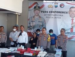 Polisi Bongkar Rumah Produksi Narkoba di Perumahan Kertajaya, Ribuan Gram Sabu dan Jutaan Butir Ekstasi Disita