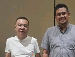 Bobby Jumpai Dasco di Jakarta Usai Resmi Kader Gerindra