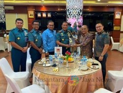 Panglima Koarmada RI Menerima Kunjungan Ketua Umum HNSI Bahas Kolaborasi KBN TNI AL