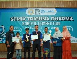 Kompetisi Robotic Digelar Di STMIK Triguna Dharma, Berjalan Sukses Dan Tanpa Hambatan