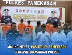 Maling Nekat, Pasutri di Pamekasan Berhasil Diamankan Polres