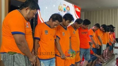 Polrestabes Surabaya Berhasil Amankan 21 Pelaku Kejahatan Jalanan dalam Operasi Sikat Semeru 2024