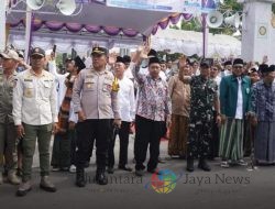 Kepolisian Resor Bangkalan Amankan Keberangkatan Jemaah Haji 2024 dari Masjid Agung
