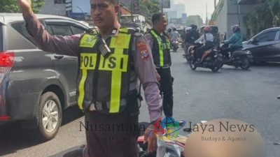 Lansia Tewas Tertabrak Truk Tangki di Sidoarjo