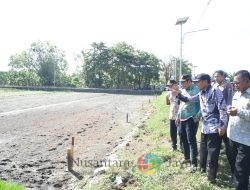 Plt. Bupati Sidoarjo Tinjau Langsung Sawah Desa Kupang Yang Mengalami Krisis Air