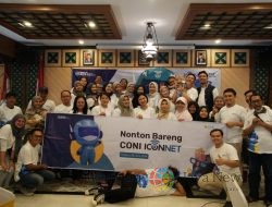 Pelanggan Setia ICONNET Nobar dan Gala Dinner di Lawu Plaza