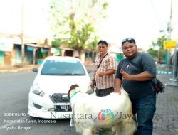 Polres Kab. Kediri Berbagi Qurban: Sumbangkan Kambing ke PT. Karsa Nusantara Jaya