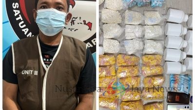 Satresnarkoba Polrestabes Surabaya Tangkap Pelaku Penjualan Obat Keras ilegal di Pasuruan