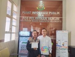 Serahkan Surat Audensi ke Kejari Kabupaten Mojokerto, Hadi Purwanto Berharap Keadilan untuk Suyitno