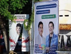 Baliho Kaesang-Hendy Hiasi Kota Surabaya Menuju Pilwali 2024